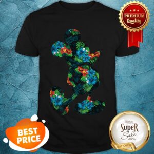Nice Disney Tropical Mickey Print Shirt
