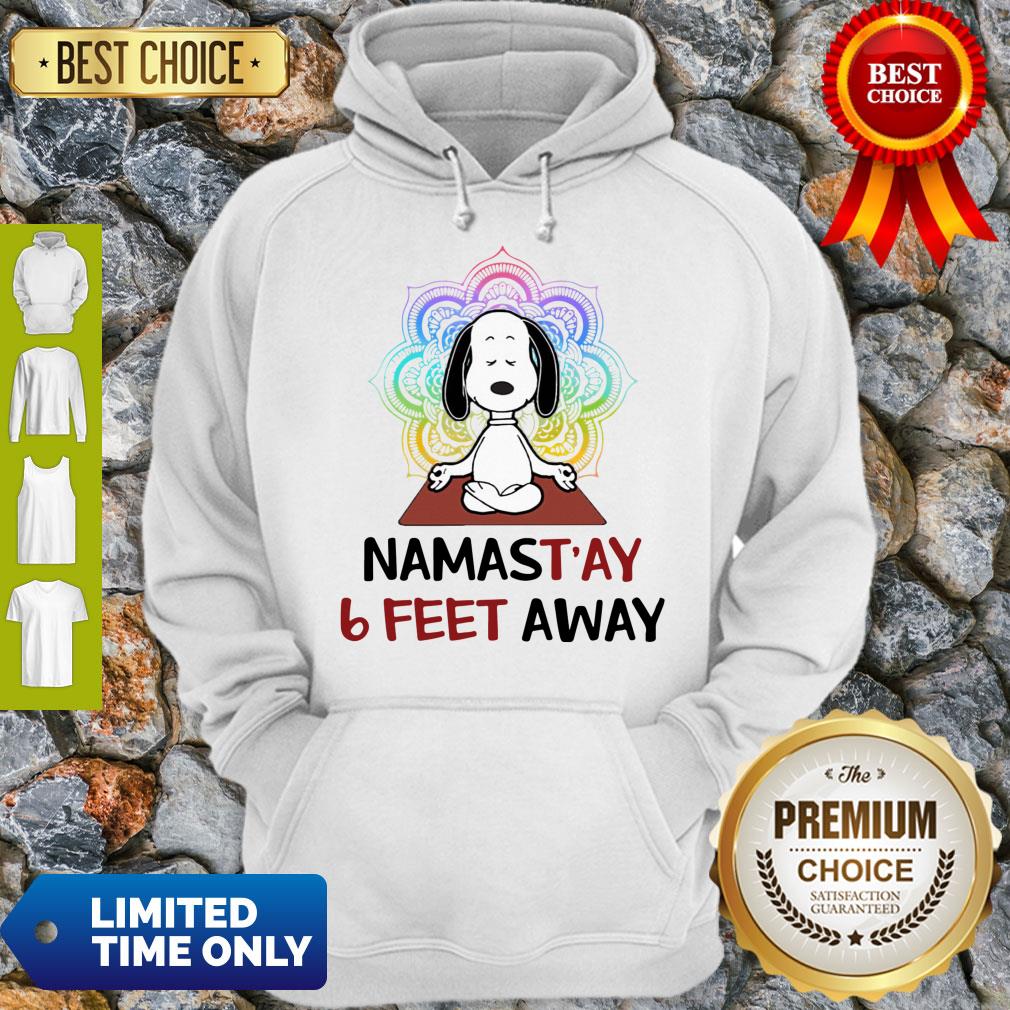 Good Snoopy Namastay 6 Feet Away Shirt