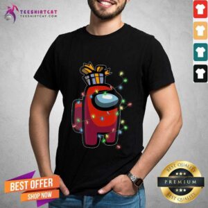 Top Christmas Santa Among Us Character Coffee Shirt