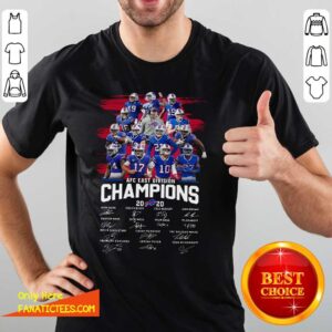 Top Buffalo Bills AFC East Division Champions 2020 Signature Shirt