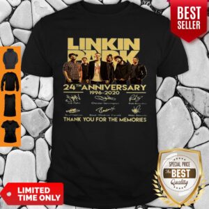 Linkin Park 24th Anniversary 1962 2020 Thank You For The Memories Shirt