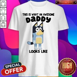 Bluey Bandit This Is What An Awesome Daddy Looks Like Shirt