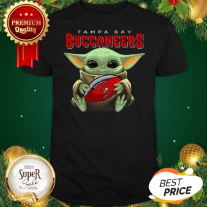 Baby Yoda Hug Tampa Bay Buccaneers Star Wars Mandalorian Shirt
