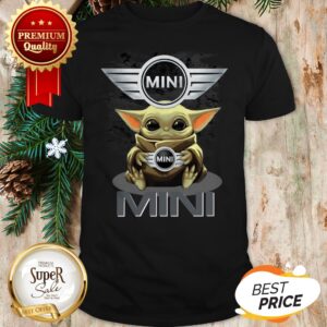 Official Baby Yoda Hug MINI BMW Star Wars Shirt