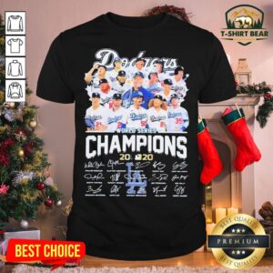 Top Los Angeles Dodgers World Series Champions MLB 2020 Signatures Shirt