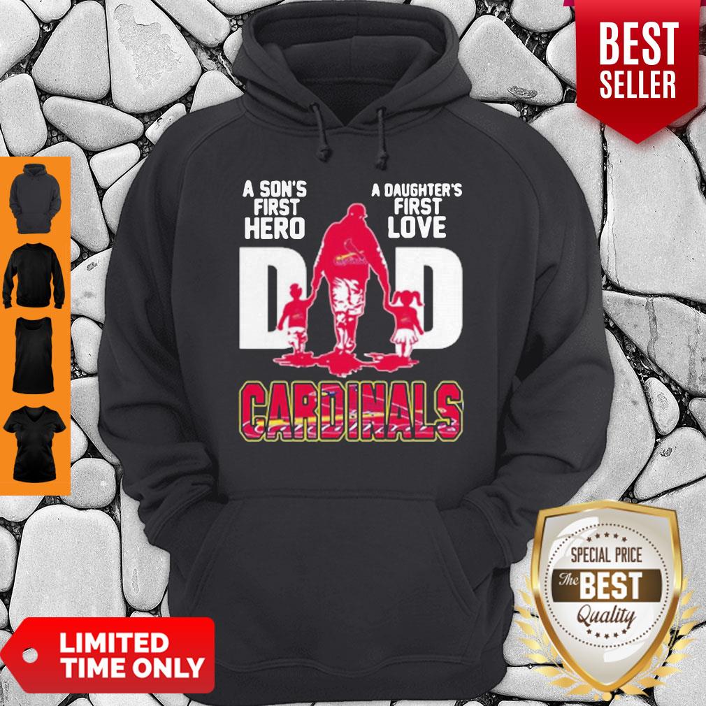 Louis Cardinals Dad A Son’s First Hero A Daughter’s First Love Shirt