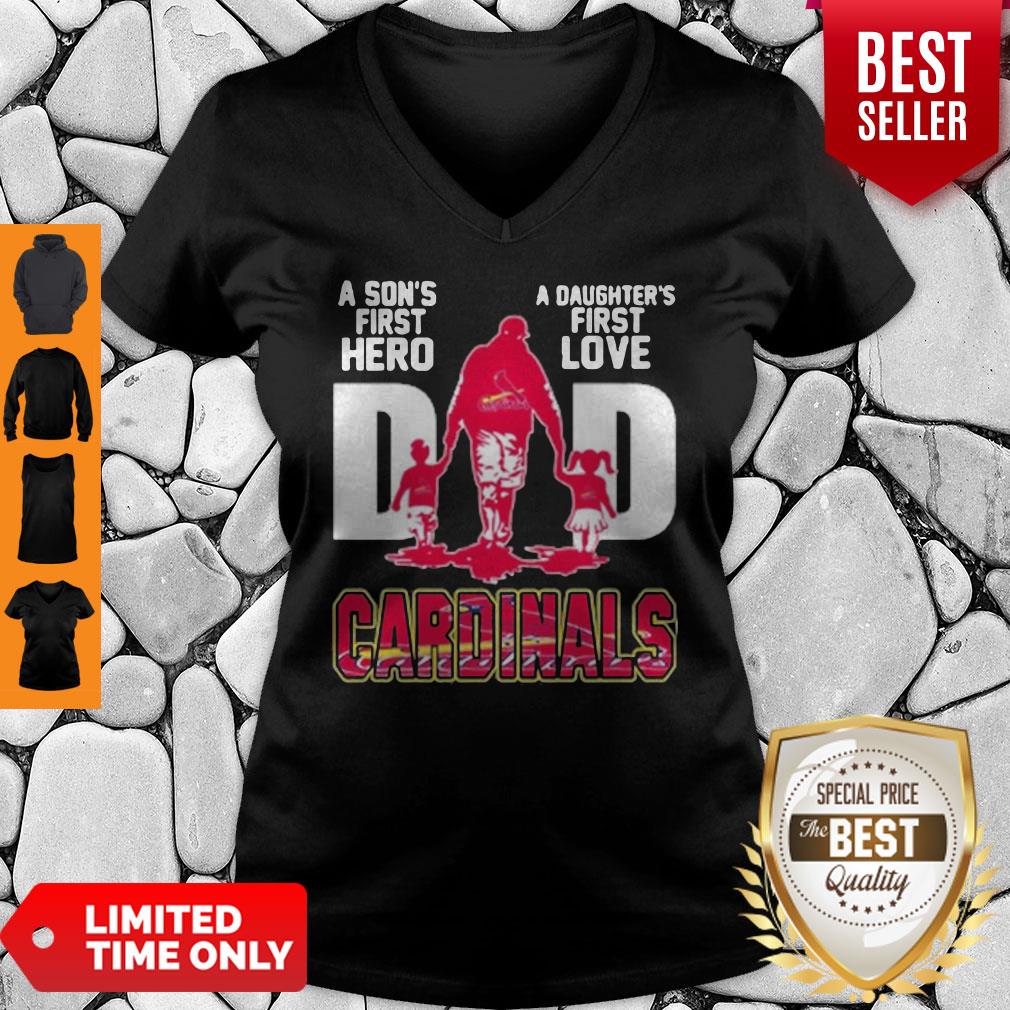 Louis Cardinals Dad A Son’s First Hero A Daughter’s First Love Shirt