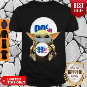 Funny Baby Yoda Face Mask Hug 99 Only I Can’t Stay At Home Shirt