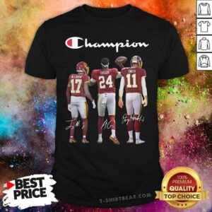 Top Washington Redskins Champion Terry Mclaurin 17 Antonio Gibson 24 Alex Smith 11 2021 Shirt