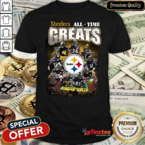 Wonderful Pittsburgh Steelers All Time Greats Signatures Shirt