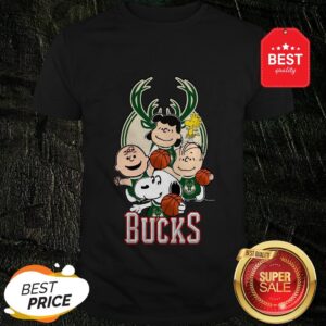 Nice Peanut Characters Mashup Milwaukee Bucks Shirt