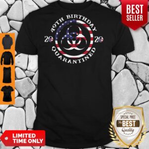 Nice 49th Birthday 2020 Quarantined American Flag Shirt
