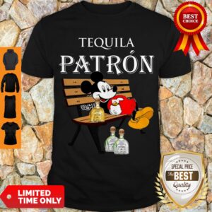 Official Mickey Mouse Drink Tequila Patron Shirt
