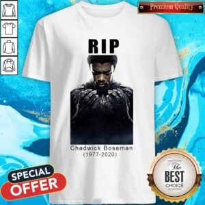 Rip Chadwick Boseman Black Panther 1977 2020 Thank You For The Memories Signature Shirt