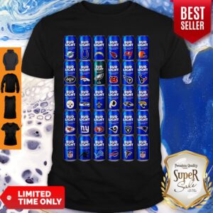 Bud Light NFL Team Logo Shirt