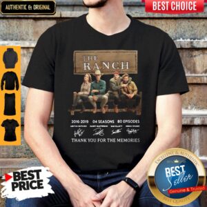 The Ranch TV Series 2016-2020 Signature Thank You For The Memories Shirt