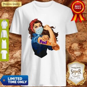 Awesome Strong Woman Tattoo FedEx Mask COVID-19 Shirt