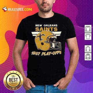 Pretty 1987 New Orleans Saints Playoffs Vintage Shirt