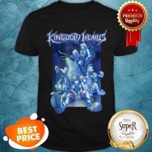 Nice Disney Kingdom Hearts Blue Crew shirt