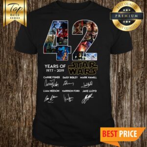 Official 42 Years Star Wars Shirt