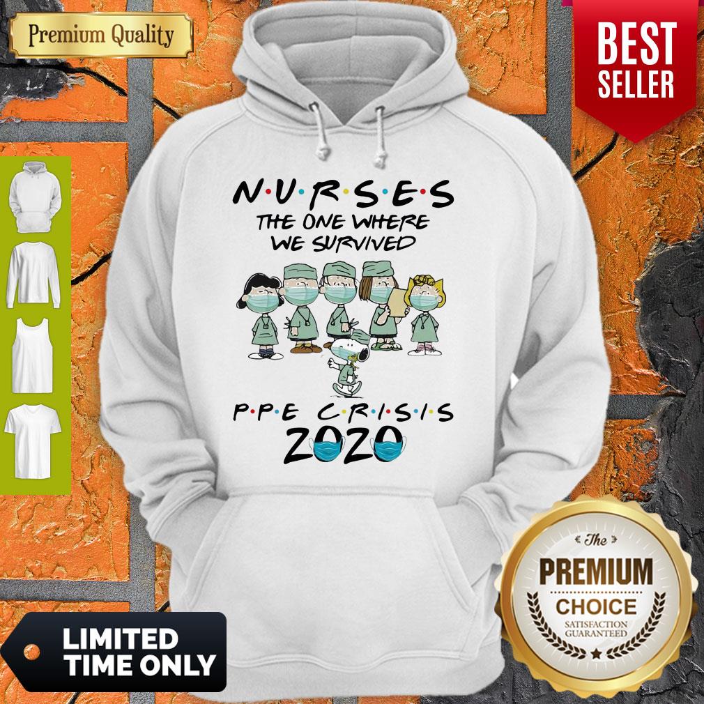 Peanuts Nurses The One Where We Survived Ppe Crisis 2020 Shirt
