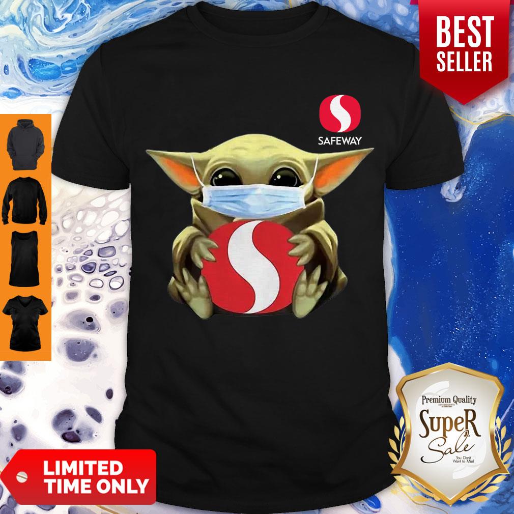 Top Star Wars Baby Yoda Face Mask Hug Safeway Covid-19 Shirt