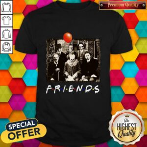 Top Horror Movie Characters Friends TV Show Halloween Shirt
