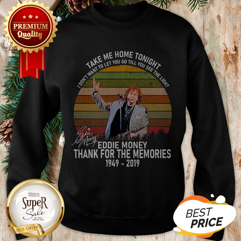 Thank Memories Eddie Money 1949-2019 Signed Take Me Home Tonight Shirt