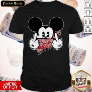 Mickey Mouse Bandana Fuck Trump Shirt