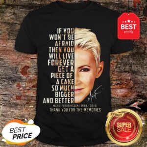 Marie Fredriksson 1958-2019 Signature Thank You For The Memories Shirt