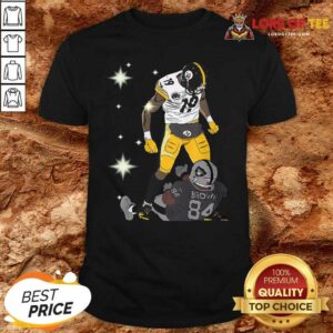 Nice Pittsburgh Steelers JuJu Smith And Oakland Raiders Antonio Brown Shirt