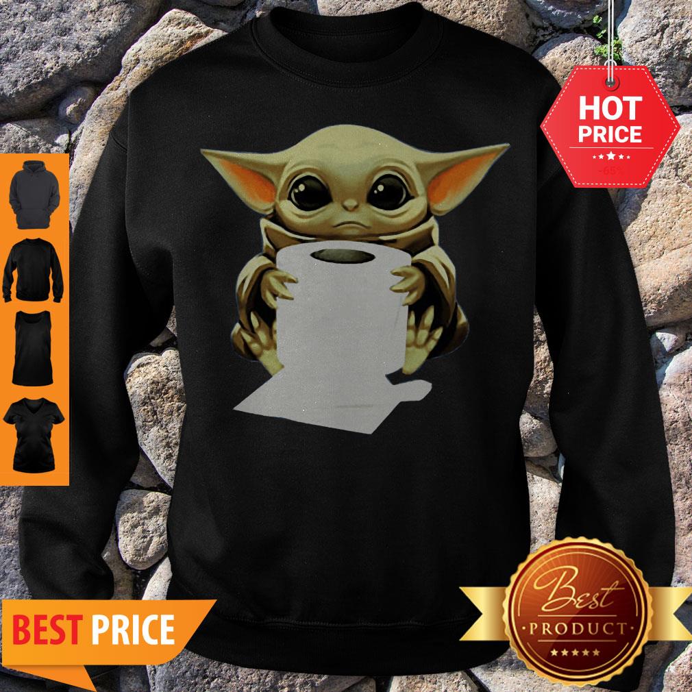 Official Baby Yoda Hug Toilet Paper Shirt
