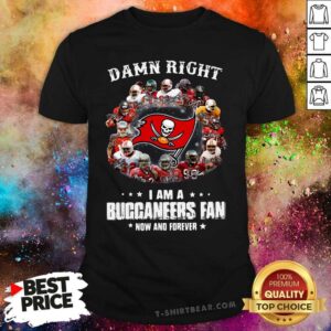 Appalled Damn Right I Am A Tampa Bay Buccaneers Fan 9 Signatures Shirt