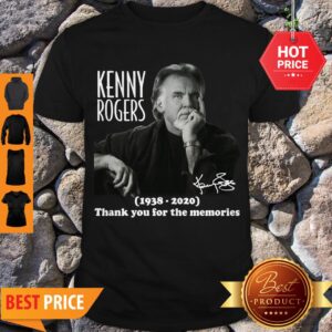Official Kenny Rogers 1938-2020 Thank You For The Memories Shirt