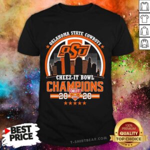 Good Oklahoma State Cowboys Cheez It Bowl Champions 2020 Shirt