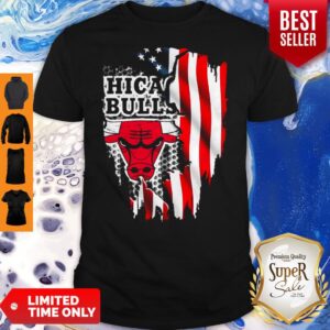 Awesome Chicago Bulls Inside American Flag Shirt