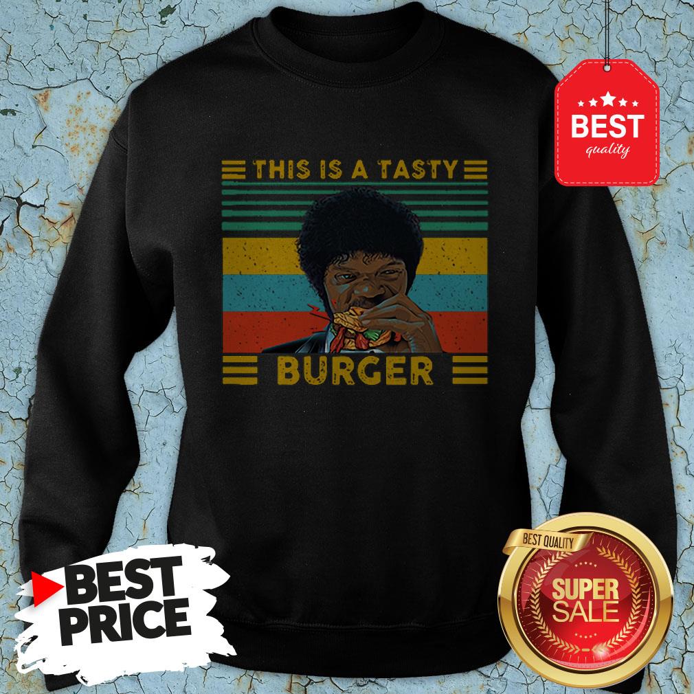 Vintage Pulp Fiction This Is A Tasty Burger Samuel L. Jackson Shirt