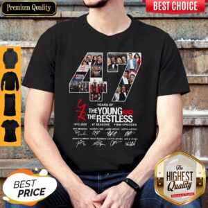 Nice 47 Years Of The Young And The Restless 1973 2020 47 Seasons 11949 Episodes Signatures Shirt
