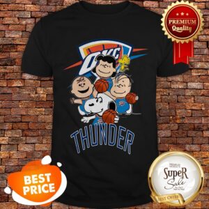 Nice Peanut Characters Mashup Oklahoma City Thunder Shirt