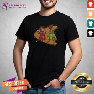 Marvel Wandavision Scarlet Witch Vision 50s Shirt