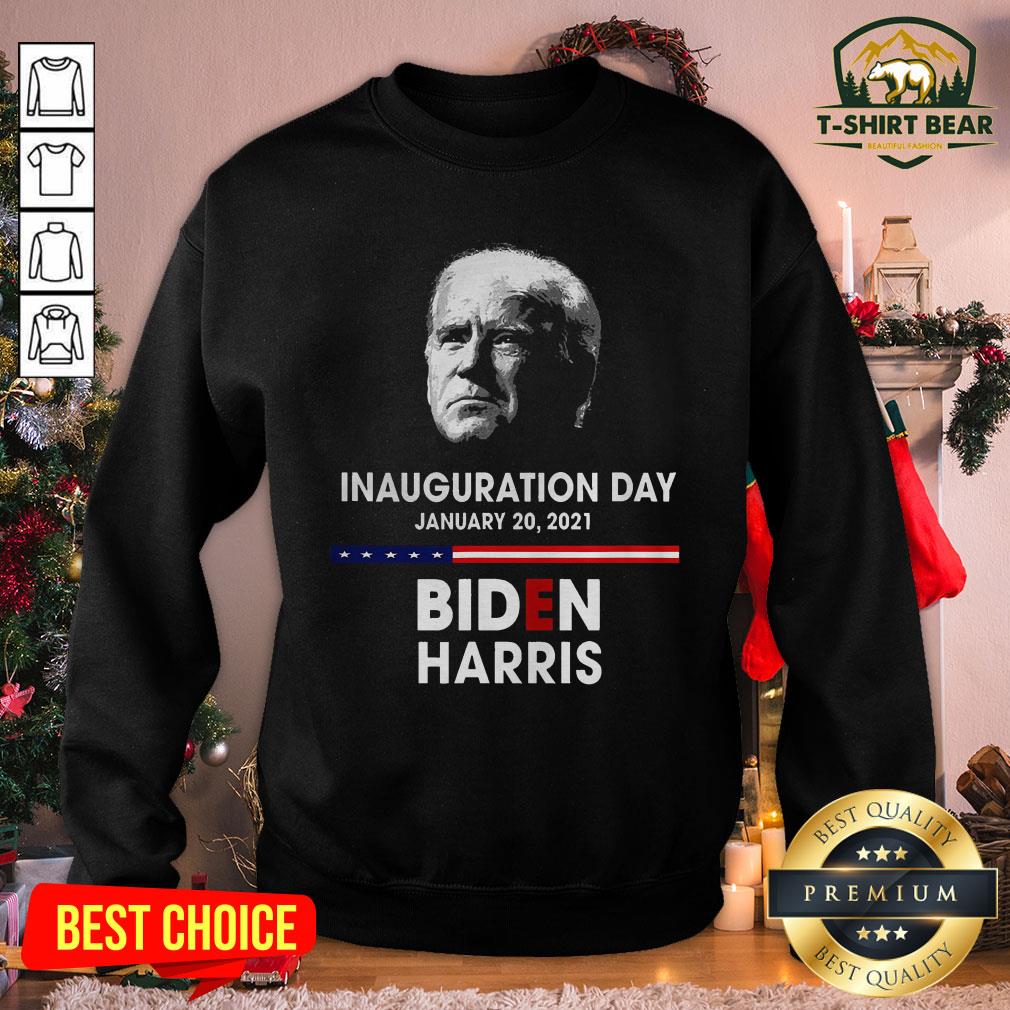 Cool Inauguration Day January 20 2021 Biden Harris American Flag Shirt