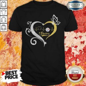 Original Steelers Butterflies Heart Beat Shirt