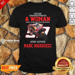 Honey Never Underestimate A Woman Who Understand Motogp And Love Marc Marquez Shirt