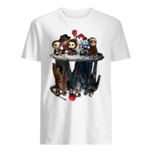 Horror Movie Characters Water Mirror Reflection Shirt
