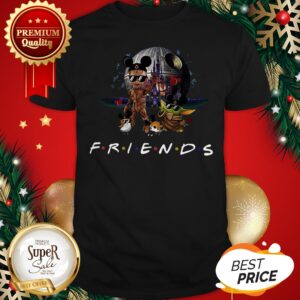 Star Wars Baby Yoda Baby Groot And Death Star Friends Shirt