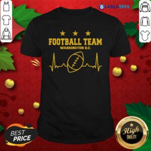 Top Football Team Washington D.C. Heartbeat Shirt
