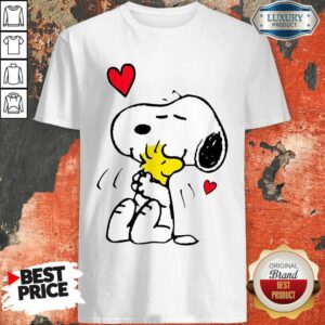 Good Snoopy Hug Woodstock Valentines Day Shirt