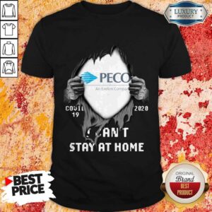 Cool Blood Inside Me PECO An Exelon Company Covid 19 2020 I Can'T Stay At Home Shirt
