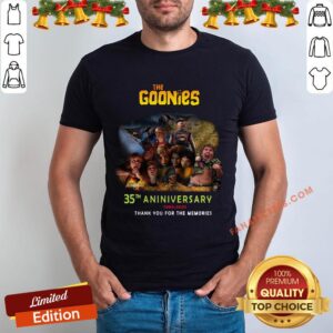 Good The Goonies 35th Anniversary 1985-2020 Thank You For The Memories Shirt