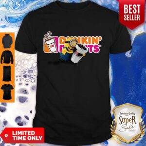 Pretty Minion Hug Dunkin’ Donuts Logo Shirt